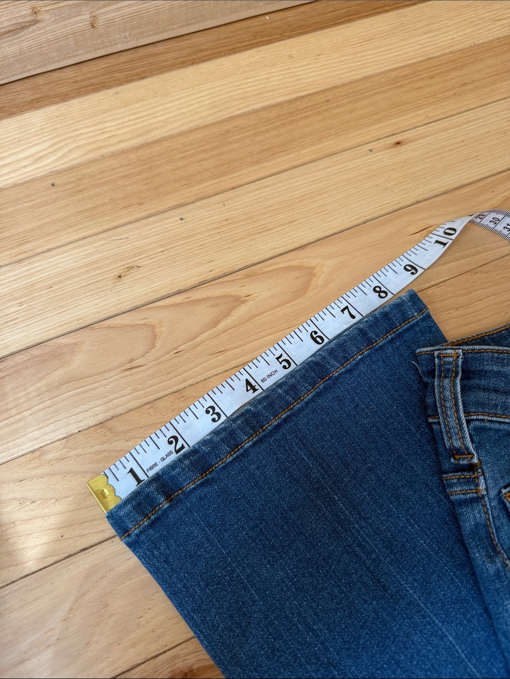 Pilcro and the Letterpress Deep Blue High-Rise Wide-Leg Jeans - Picture 6 of 11